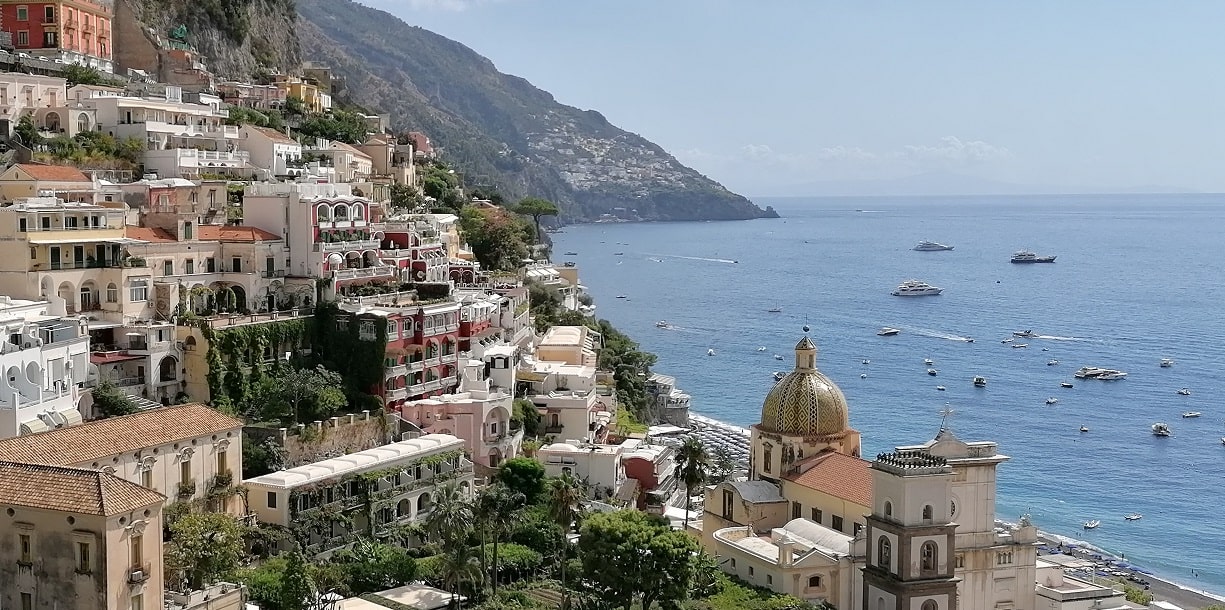 Rome Airport to Positano Private Car Transfer
