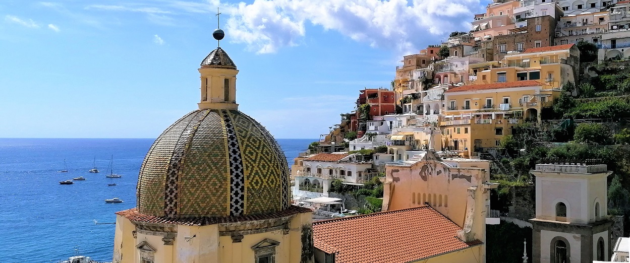 Rome Airport to Positano Transfer with Pompeii Stop